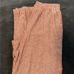 Old Navy Striped Linen Pants